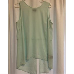 Light Blue Flowy Tank